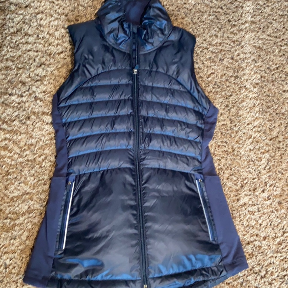 Lululemon Navy blue puffer vest